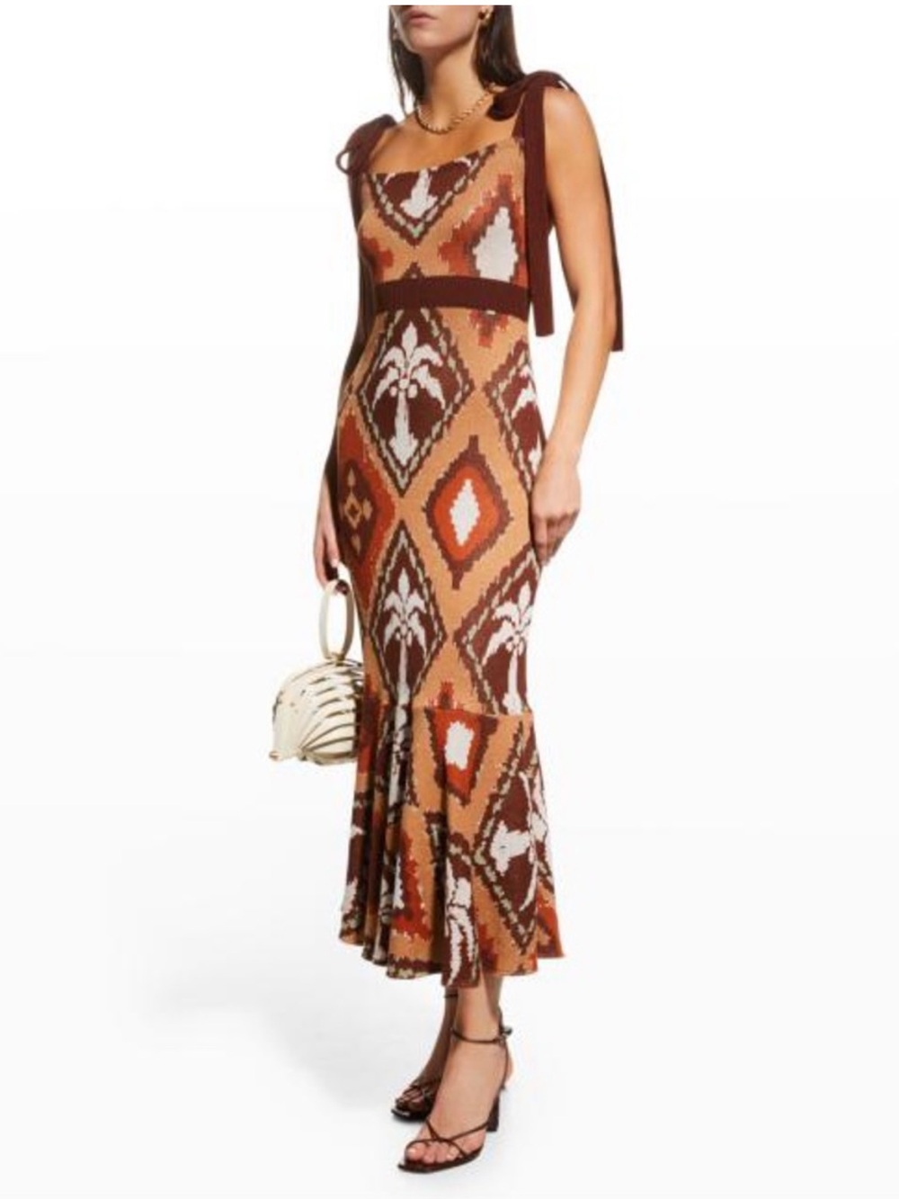Johanna Ortiz Nymph Secrets Knit Midi Dress